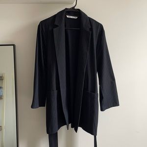 Zara kimono blazer pinstripe size small